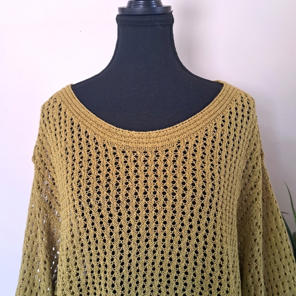 New! Laura Knit Sweater Women's Size 2X Green - Picture 7 of 16
